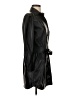 Steve Madden 100% Polyurethane Black Trenchcoat Size XS - photo 4