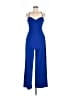 Crystal Sky Color Block Blue Jumpsuit Size M - photo 1