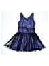 Iris & Ivy 100% Polyester Graphic Blue Dress Size 7 - photo 2