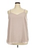 Torrid 100% Polyester Tan Sleeveless Blouse Size 2X Plus (2) - photo 1