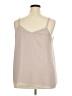 Torrid 100% Polyester Tan Sleeveless Blouse Size 2X Plus (2) - photo 2