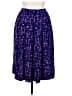 Doncaster Collection 100% Polyester Print Purple Casual Skirt Size 14 - photo 1