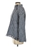 Lulu-B 100% Cotton Houndstooth Blue Poncho Size S - photo 5