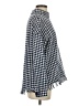 Lulu-B 100% Cotton Houndstooth Blue Poncho Size S - photo 4