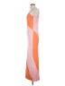 Unbranded 100% Polyester Color Block Orange Cocktail Dress Size S - photo 5