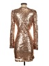 Lulus 100% Polyester Metallic Gold Cocktail Dress Size S - photo 2