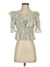J.ING Green Short Sleeve Blouse Size S (estimated) - photo 1