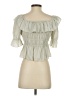 J.ING Green Short Sleeve Blouse Size S (estimated) - photo 2