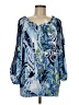 Desigual Blue 3/4 Sleeve Blouse Size M - photo 1