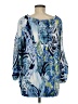 Desigual Blue 3/4 Sleeve Blouse Size M - photo 2