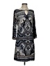 Unbranded Paisley Gray Casual Dress Size XS (estimated) - photo 1