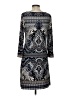 Unbranded Paisley Gray Casual Dress Size XS (estimated) - photo 2