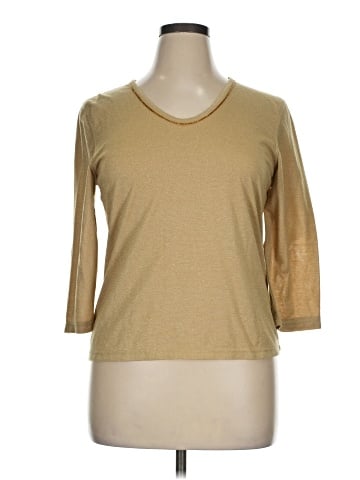 First Issue by Liz Claiborne 3/4 Sleeve T-Shirt (view 1)