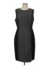 J.Crew Chevron-herringbone Black Cocktail Dress Size 12 - photo 1
