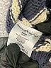 Brandy Melville 100% Cotton Stripes Gray Blue Pullover Sweater Size XL (estimated) - photo 8