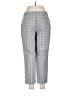 A New Day Plaid Gray Dress Pants Size 6 - photo 2