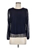 Daniel Rainn 100% Polyester Blue Long Sleeve Blouse Size M (petite) - photo 1