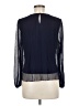 Daniel Rainn 100% Polyester Blue Long Sleeve Blouse Size M (petite) - photo 2