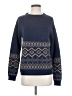 Cozy Casuals Chevron-herringbone Blue Pullover Sweater Size S - photo 1