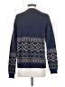 Cozy Casuals Chevron-herringbone Blue Pullover Sweater Size S - photo 2