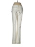 Ecru Solid Ivory Dress Pants Size 4 - photo 2