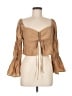 Shein Brown 3/4 Sleeve Blouse Size 8 - 10 - photo 1