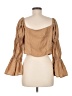Shein Brown 3/4 Sleeve Blouse Size 8 - 10 - photo 2