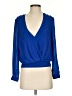 Bebe 100% Polyester Blue 3/4 Sleeve Blouse Size XS - photo 1