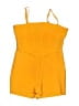 Miss 8 Solid Yellow Orange Romper Size L - photo 1