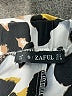 Zaful 100% Polyester Animal Print Silver Casual Pants Size S - photo 4