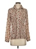 Unbranded Floral Ivory Long Sleeve Blouse Size S - photo 1