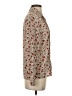 Unbranded Floral Ivory Long Sleeve Blouse Size S - photo 4
