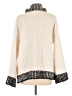 Shein 100% Polyester Tweed Ivory Turtleneck Sweater Size M - photo 2