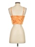 Missguided 100% Polyester Orange Sleeveless Top Size 4 - photo 2