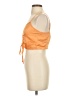 Missguided 100% Polyester Orange Sleeveless Top Size 4 - photo 5