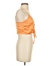 Missguided 100% Polyester Orange Sleeveless Top Size 4 - photo 4
