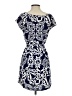 Renee C. Paisley Blue Casual Dress Size S - photo 2