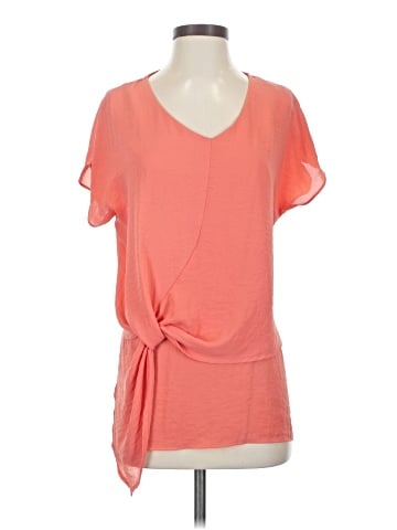 a.n.a. A New Approach Short Sleeve Blouse (view 1)