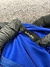 Blanc Solid Blue Cocktail Dress Size M - photo 7