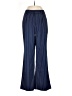 Lands' End Stripes Blue Dress Pants Size 8 - photo 1
