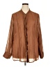 Lane Bryant Brown Long Sleeve Blouse Size 26 - 28 Plus - photo 1