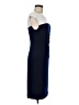 Connected Apparel Color Block Blue Cocktail Dress Size 6 - photo 4