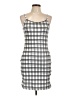 Unbranded 100% Polyester Plaid Gray Casual Dress Size L - photo 1