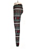 Derek Heart Print Black Leggings Size L - photo 5
