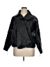 Max Studio 100% Polyurethane Solid Black Jacket Size 1X - photo 1