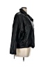 Max Studio 100% Polyurethane Solid Black Jacket Size 1X - photo 4