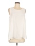 Pleione 100% Polyester Ivory Sleeveless Blouse Size M - photo 1