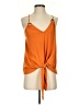 Blu Pepper Orange Sleeveless Top Size S - photo 1