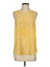 MICHAEL Michael Kors 100% Polyester Yellow Sleeveless Blouse Size S - photo 1