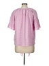 Counterparts Pink Short Sleeve Blouse Size L - photo 2